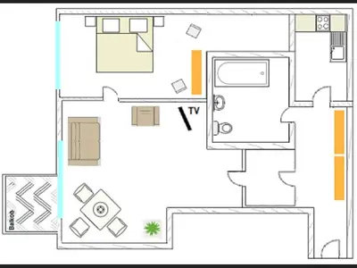 Ferienwohnung für 2 Personen (38 m²) in Langeoog 6/10