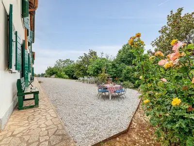 outside