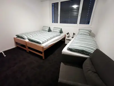 Schlafzimmer 3, für 3 Personen eingebettet