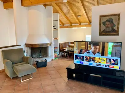 Wohnzimmer mit Kamin Wohnzimmer mit Kamin