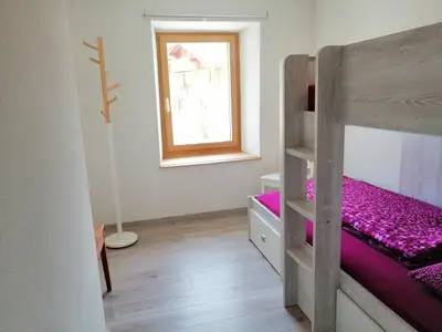 Schlafzimmer mit Etagenbett