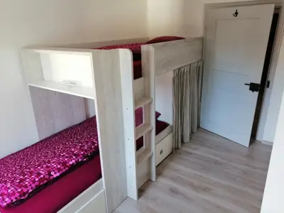 Schlafzimmer mit Etagenbett