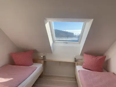 FeWo Kuh Schlafzimmer