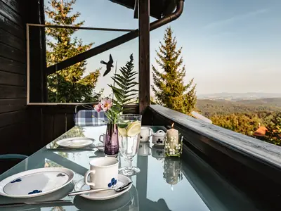 Aussicht vom Balkon