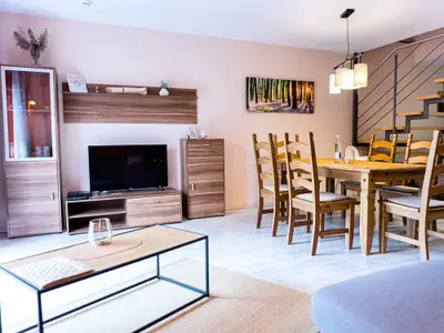 Fewo Isegrim  Wohnraum mit Küche