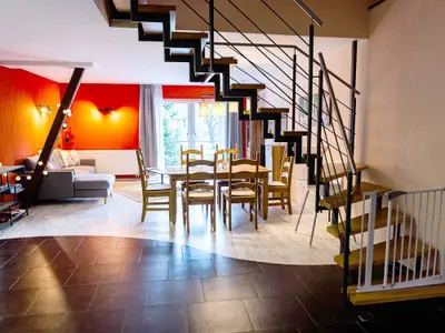 Fewo Isegrim  Wohnraum mit Küche