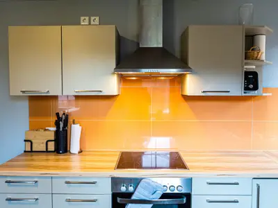 Fewo Platzhirsch  Wohnraum mit Küche