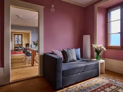 Boudoir mit Schlafsofa