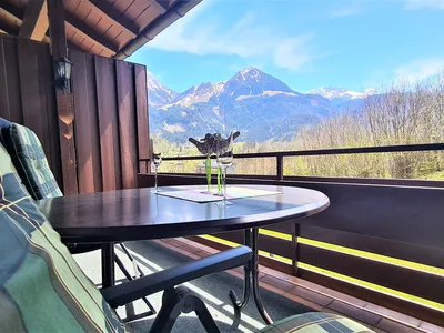Balkon Fewo Bergblick