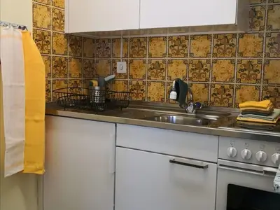 gut ausgestattete Küche