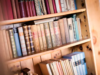 Wohnzimmer 2 - Bücherwand