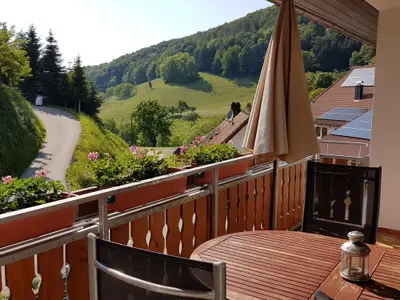 Ausblick vom Balkon