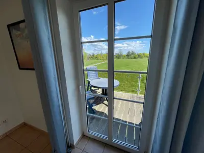 Balkon mit Blick ins Grüne