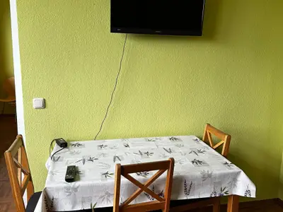 Essecke im Wohnzimmer