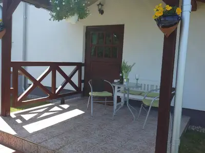 Überdachte Terrasse
