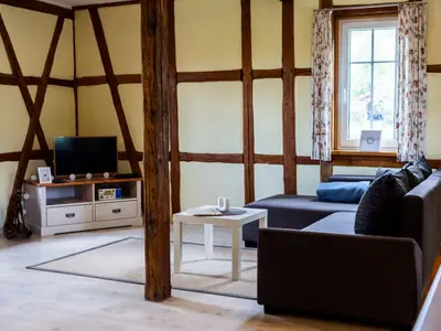 Fewo Wildfang  Wohnraum mit Küche