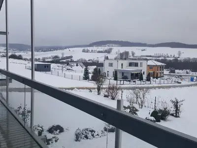 Blick über die Häuser von Hirtscheid