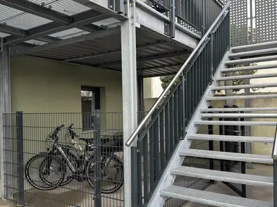 Außentreppe zu weiteren Ferienwohnungen