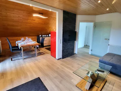 Ferienwohnung Kanino / Wohn- Essbereich