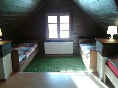 Schlafzimmer mit 4 Betten