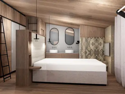 ViBES Penthouse Schlafzimmer