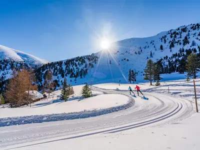 Schneesichere Langlaufloipen auf der Turrach
