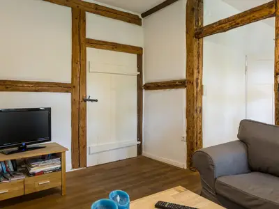 Wohnzimmer Ferienwohnung Ponywiese