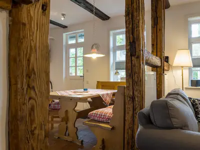 Wohnbereich Ferienwohnung Ponywiese