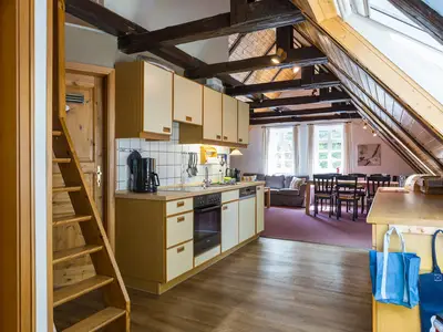 Küche Ferienwohnung Heuboden