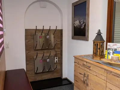 Schuhtrockner im Eingangsbereich