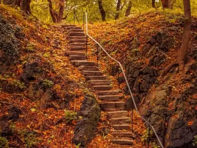 Treppe zur Lauenburg