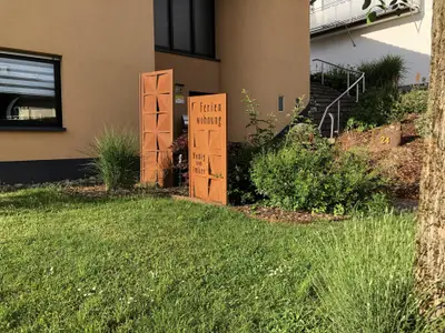 Sicht zur Sitzecke Hauseingang