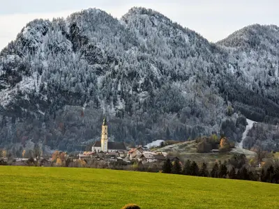 Blick auf Pfronten und den Breitenberg