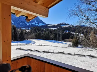 spätwinterlicher Ausblick auf Kitzbüheler Horn