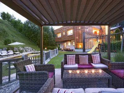 Pavillon mit Lounge