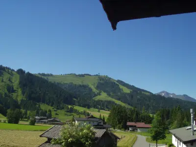 Blick vom Haus zum Jakobskreuz