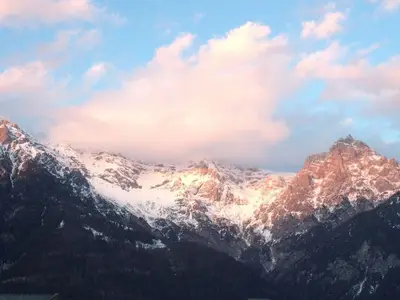 Ausblick Wohnung  A im Winter