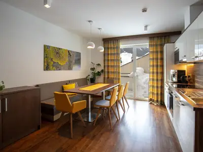 Wohnküche der Wohnung "Schnee" im 2. Stock