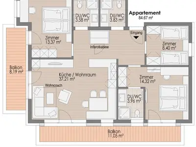 Lux, 6-8 Personen