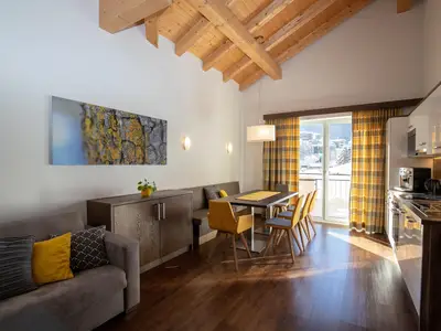 Wohnküche der Wohnung "Aktiv" im 3. Stock