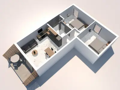Ferienwohnung für 4 Personen (57 m²) in Freiburg 7/10