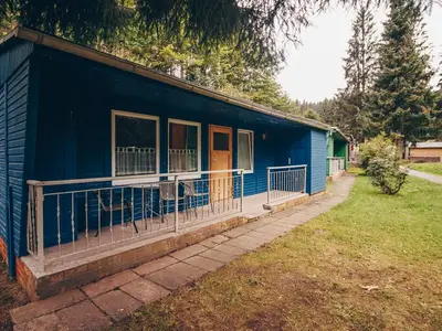 Blauer Bungalow