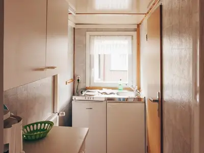 Küche mit 2 Herdplatten