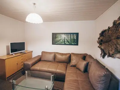 Wohnbereich mit Fernseher