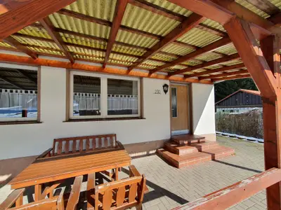 Sonnige Terrasse