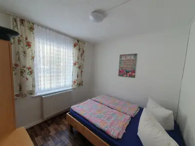 Zweites Schlafzimmer mit Dopplebett