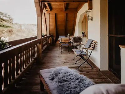 Großzügiger Balkon