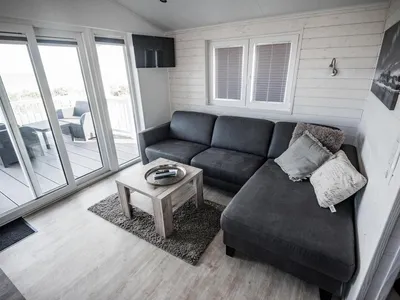 Wohnzimmer mit Blick auf das Meer