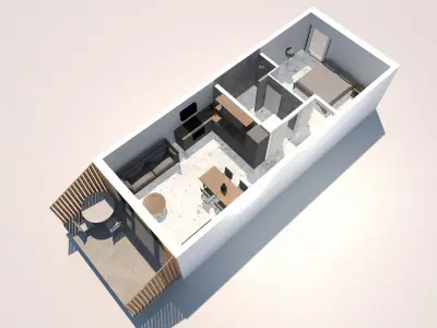 Ferienwohnung für 2 Personen (57 m²) in Freiburg 8/10