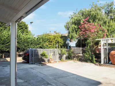 outside
